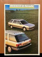 Renault 1987 NEVADA 21 - Autofolder, Boeken, Auto's | Folders en Tijdschriften, Zo goed als nieuw, Verzenden, Renault