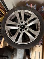 17 INCH ORIGINELE VELGEN MERCEDES C KLASSE W204 A2044017502, Ophalen, 17 inch, Zomerbanden, 225 mm