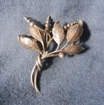 Zilveren vintage broche bloemmotieven Andreas Daub Pforzheim, Sieraden, Tassen en Uiterlijk, Minder dan 4 cm, Nieuw, Ophalen of Verzenden