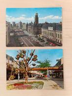 2x Rotterdam 1972 - Lijnbaan Coolsingel, Verzamelen, Ansichtkaarten | Nederland, Ophalen of Verzenden, 1960 tot 1980, Gelopen