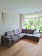 Hoekbank, donkergrijs, 2.60x 2.15, Huis en Inrichting, Ophalen, Gebruikt, Rechthoek, Binnen