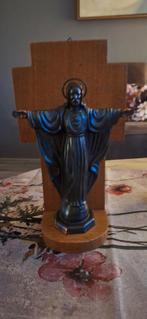 Jezus beeld met standaard, Antiek en Kunst, Ophalen of Verzenden