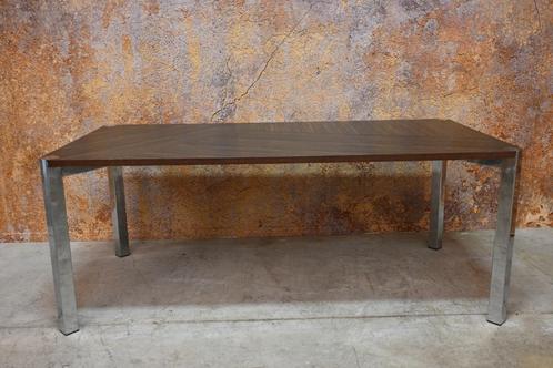 ZGANieuw!! fraaie unieke design eetkamertafel van Harvink, Huis en Inrichting, Tafels | Eettafels, Zo goed als nieuw, 50 tot 100 cm