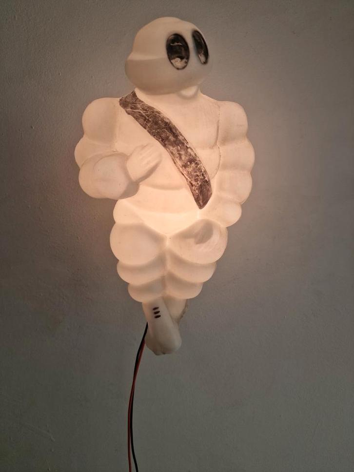Michelin Bibendum Lamp - Mancave Decoratie, Antiek en Kunst, Antiek | Lampen, Ophalen