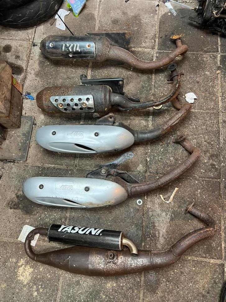 Peugeot Speedfight 3 uitlaten, Fietsen en Brommers, Brommeronderdelen | Algemeen, Gebruikt, Uitlaat, Ophalen of Verzenden