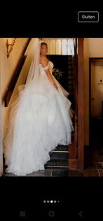 Prachtige Sisi Bruidsjurk, Ophalen of Verzenden, Zo goed als nieuw, Wit, Trouwjurk