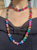 Vanoli Lange collier / ketting van multikleur agaat kralen, Daiva1973@hotmail.com, Vanoli, Overige kleuren, Amsterdam