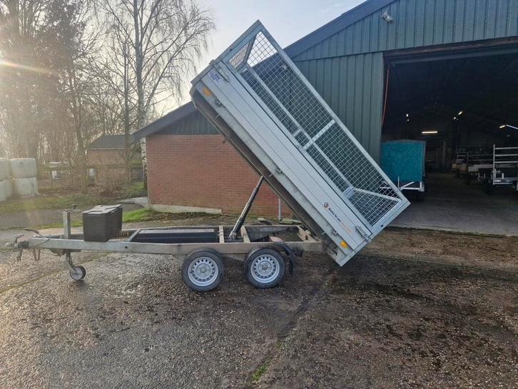 Saris elektrische kieper 2700kg, Auto diversen, Aanhangers en Bagagewagens, Zo goed als nieuw, Ophalen