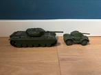 Dinky superToys Centurion Tank no 651 & Armoured Car. No 670, Hobby en Vrije tijd, Modelauto's | 1:43, Ophalen of Verzenden, Gebruikt