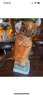 Vintage uil lamp jaren 50, Antiek en Kunst, Antiek | Lampen, Ophalen of Verzenden