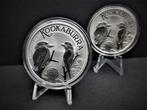 (7043-51 ) AUSTRALIA KOOKABURRA 2023 ONE OUNCE, Ophalen of Verzenden, Losse munt, Zilver