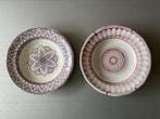 2x Petrus Regout bord Bali & Tancrede uit 1890 & 1871 ; ø 24, Antiek en Kunst, Antiek | Wandborden en Tegels, Ophalen of Verzenden