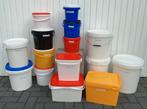 Emmers.Nieuw.Maat: 2.5,5,10,16,18,20,22 en 30 liter., Huis en Inrichting, Emmers, Ophalen of Verzenden, Nieuw, Kunststof, Met deksel
