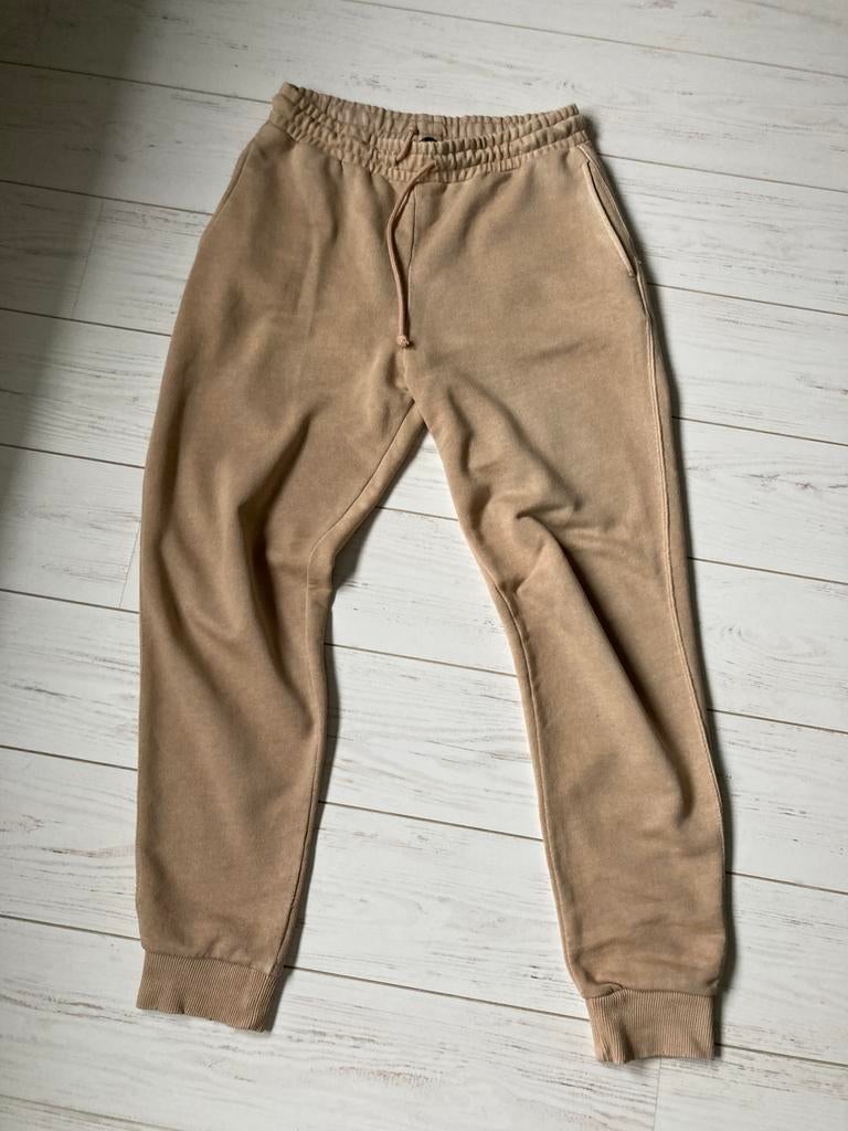 Zara beige joggingbroek vintagelook, Maat M zgan, Kleding | Dames, Maat 38/40 (M), Beige, Ophalen of Verzenden, Zo goed als nieuw