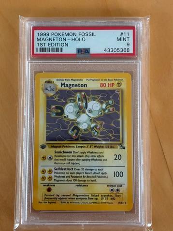 11/62 Magneton - 1st. Edition - HOLI - PSA 9 FOSSIL beschikbaar voor biedingen