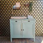 Mooie licht blauwe/groene commode/dressior, Ophalen, Zo goed als nieuw, Minder dan 50 cm