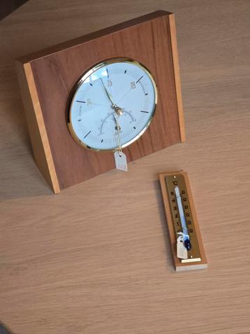 New old stock: Scholz nautische barometer met thermometer  beschikbaar voor biedingen