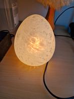 Vintage tafellamp wolkglas sfeermaker, Ophalen of Verzenden, Zo goed als nieuw, Glas, Minder dan 50 cm