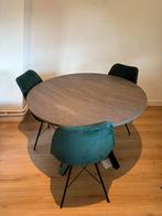 Ikea Tafel 105 - Marmer Effect, Kunststof, Gebruikt, 100 tot 150 cm, Rond