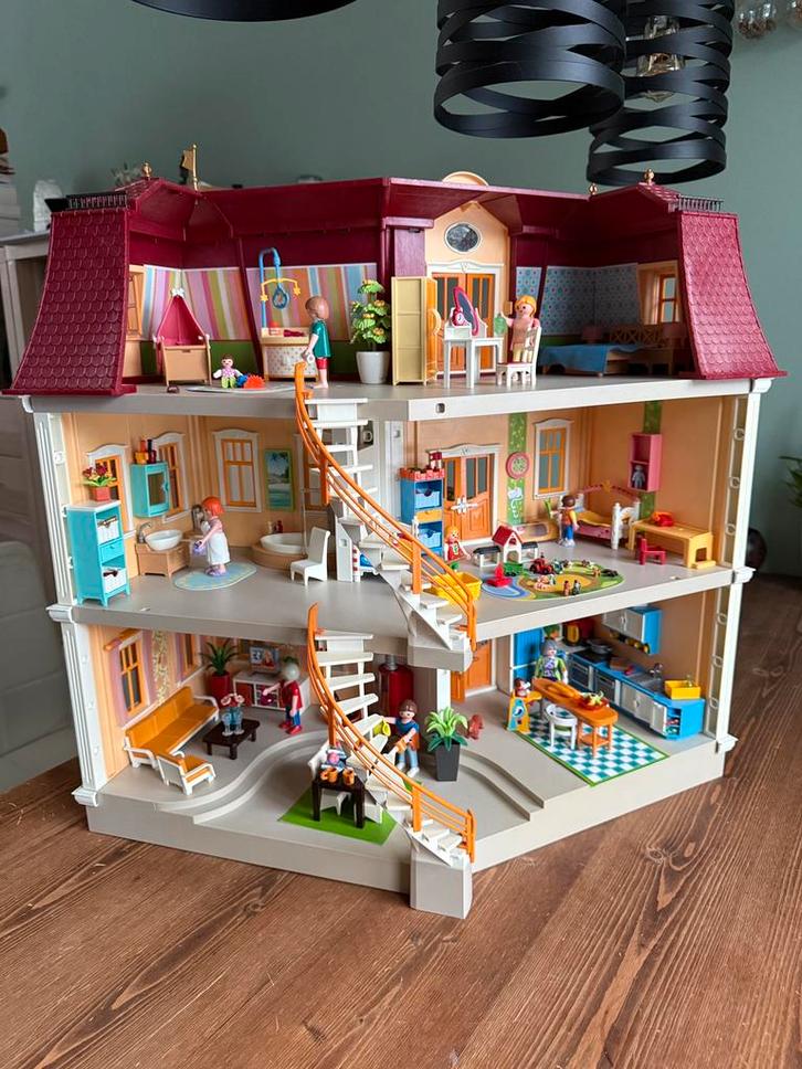 Playmobil Groot Woonhuis Poppenhuis, Kinderen en Baby's, Speelgoed | Playmobil, Zo goed als nieuw, Complete set, Ophalen