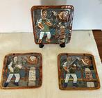 Henk Potters wandtegel 3x, Antiek en Kunst, Ophalen of Verzenden