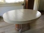 GRATIS  Ovale eettafel uitschuifbaar tot 465 cm  “opknapper”, Huis en Inrichting, Tafels | Eettafels, Ophalen, Gebruikt, 100 tot 150 cm