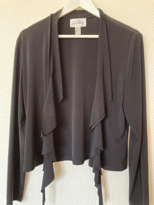 JOSEPH RIBKOFF Zwart Vestje Van Travelstof maat 42, Kleding | Dames, Truien en Vesten, Zo goed als nieuw, Maat 42/44 (L), Zwart
