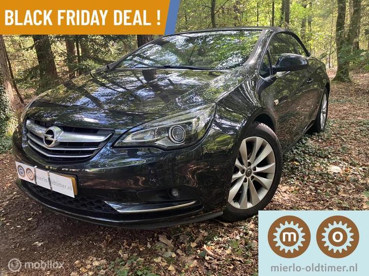 Opel Cascada 1.6 Turbo Cosmo 2e eig, zwart met brandy, vol !, Auto's, Opel, Particulier, Te koop, Cascada, ABS, Achteruitrijcamera