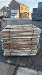 Partij van 22 stuks Lariks steenschotten, Ophalen, Gebruikt, Hout