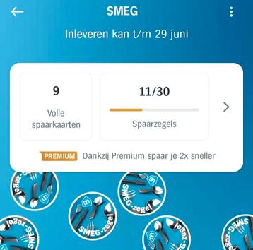 Smeg zegels  beschikbaar voor biedingen