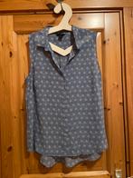 Blouse top blauw H&m 46 geen mouw oto 59 lengte 87, Kleding | Dames, H&M, Blauw, Maat 46/48 (XL) of groter, Ophalen of Verzenden