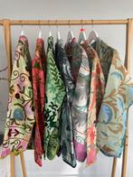 Kimono overslag Vintage Kantha Quilt Suzani Sari India, Jasje, Ophalen of Verzenden