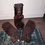 Houten beeld van een adelaar., Ophalen, Gebruikt, Dier