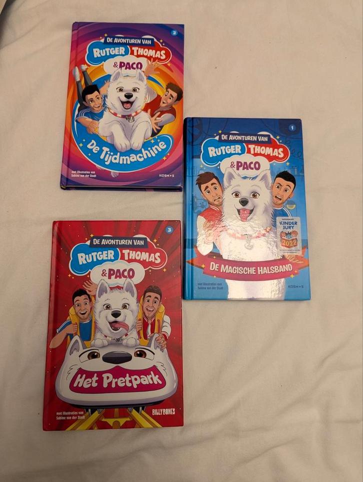 Rutger, Thomas & Paco Boeken Set, Boeken, Kinderboeken | Jeugd | onder 10 jaar, Zo goed als nieuw, Sprookjes, Ophalen of Verzenden