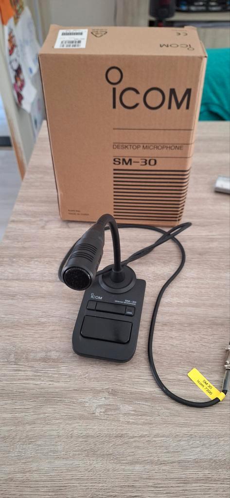 Icom sm-30 microfoon, Telecommunicatie, Portofoons en Walkie-talkies, Zo goed als nieuw, Ophalen of Verzenden