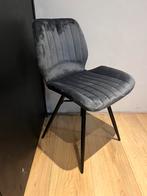 Eetkamerstoel barry velvet grijs nieuw uit voorraad, Nieuw, Ophalen of Verzenden, Metaal, Modern industrieel