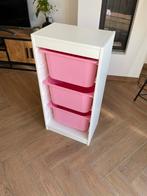 Ikea trofast ladekast met roze bakken, Ophalen, Gebruikt, 100 tot 150 cm, 3 of 4 laden