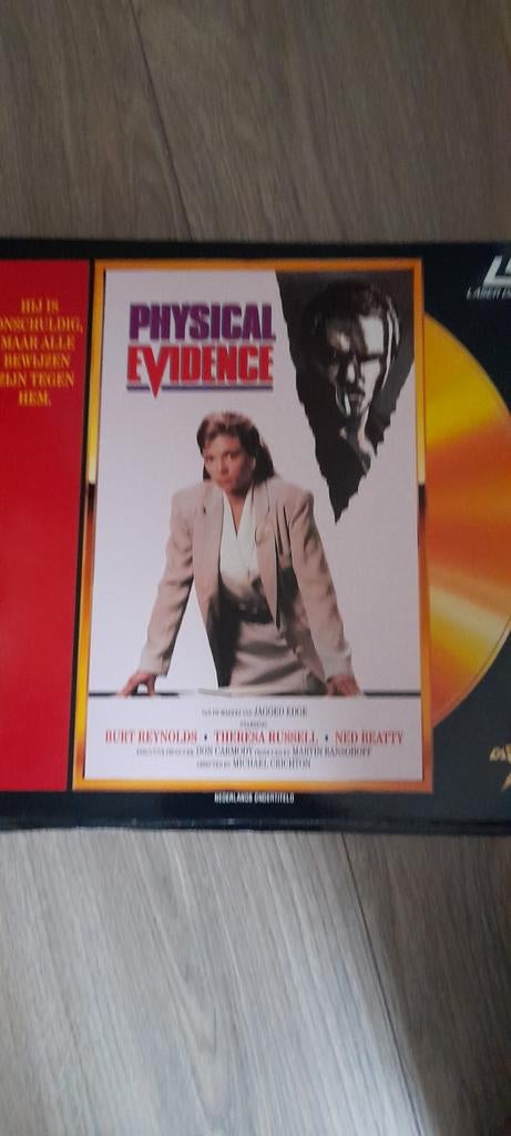 Laserdisc   Physical Evidence   PAL, Ophalen of Verzenden