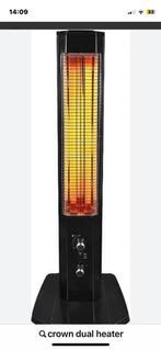 Crown toren staande terrasheater zgan, Ophalen, Zo goed als nieuw, Vloer