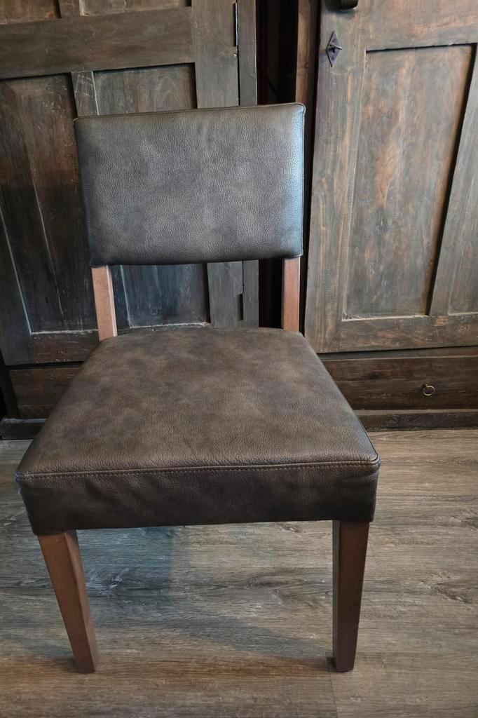 Hoffz stoelen joep, Huis en Inrichting, Stoelen, Gebruikt, Bruin, Ophalen