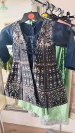 Blauwe jurk met pent design, Ophalen of Verzenden
