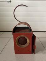 Vintage Spoorweglamp Rood, Ophalen