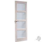 Binnendeur met glas | Glas apart te verkrijgen | Schuifdeur, Niet ingevuld, 80 tot 100 cm, Binnendeur, Niet ingevuld