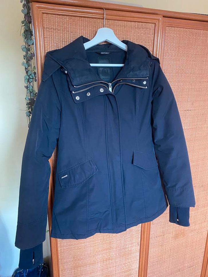 Airforce parka, Kleding | Dames, Jassen | Winter, Gedragen, Maat 38/40 (M), Blauw, Ophalen of Verzenden