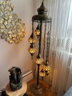 Oosterse Staande Lamp Glasmozaïek, Huis en Inrichting, Lampen | Vloerlampen, Ophalen, Zo goed als nieuw, Glas, 150 tot 200 cm