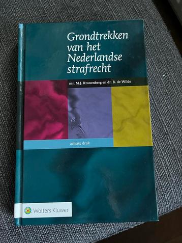 Grondtrekken Nederlands strafrecht beschikbaar voor biedingen