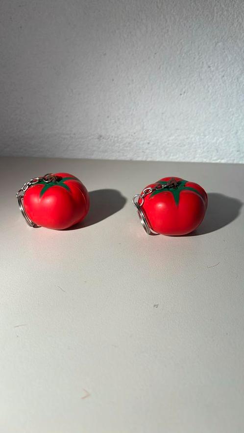 Killer tomatoes sleutelhangers, Verzamelen, Poppetjes en Figuurtjes, Zo goed als nieuw, Verzenden