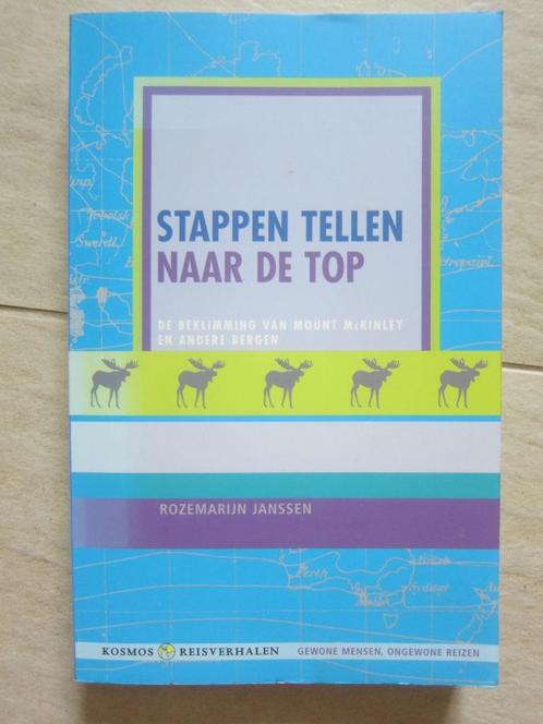 Boek Stappen tellen Mount McKinley Rozemarijn Janssen BERG, Sport en Fitness, Bergsport en Wandelen, Zo goed als nieuw, Overige typen