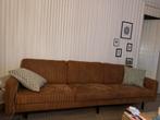 Stylish Brown Fabric Sofa – Excellent Condition, Ophalen of Verzenden, Zo goed als nieuw