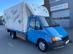 Ford Transit FT 100 L 2.0 Benzine! 3-Zitter! 1e Eigenaar!, Stof, Gebruikt, 4 cilinders, Blauw